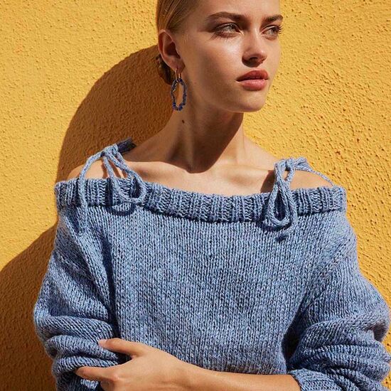 Zomertrui Mindy breien - Lang Yarns breipakket | hobbygigant.nl