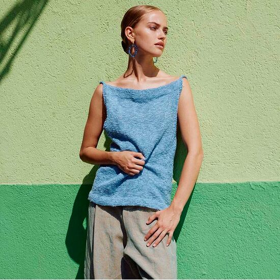 Zomertop Idle breien - Lang Yarns breipakket | hobbygigant.nl