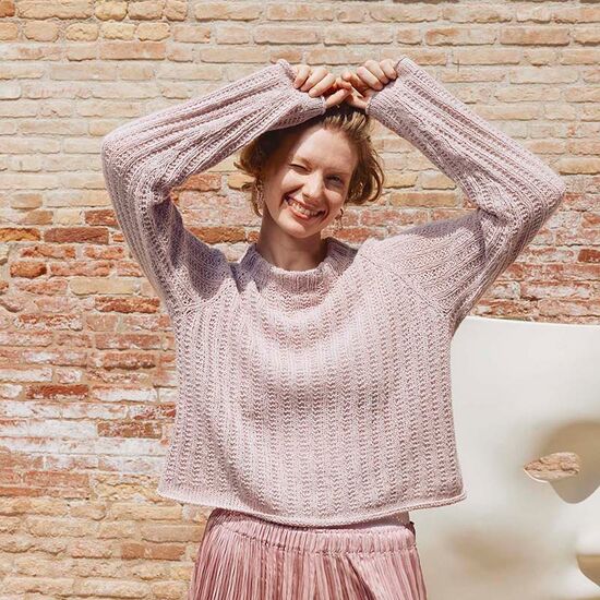 Zomerse damestrui top down breien - Lang Yarns breipakket | hobbygigant.nl