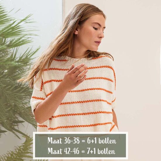 Zomer dames shirt breien - Lana Grossa breipatroon