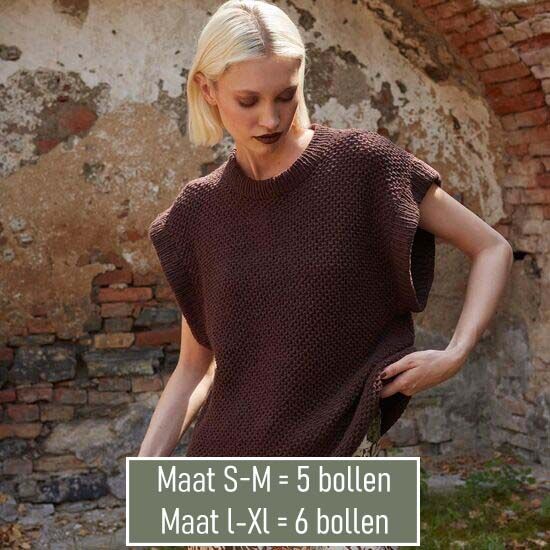 Dames shirt Champion breien - Lang Yarns Bliss breipatroon