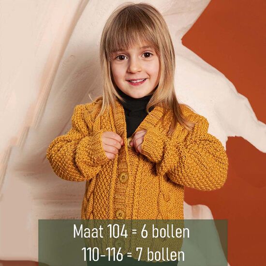 Kindervest Viola breien - breipatroon
