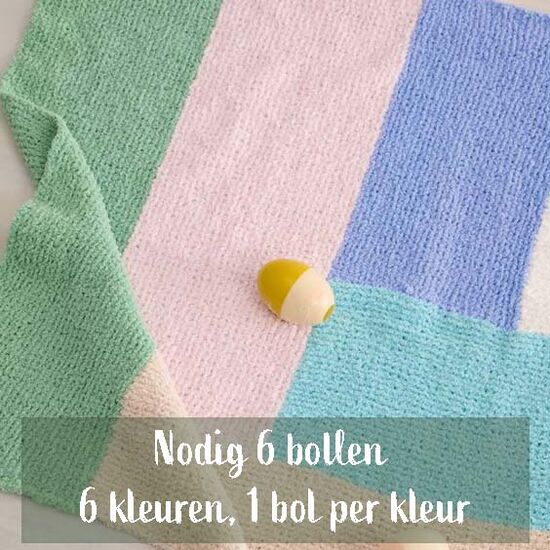 Speeldeken breien - breipatroon Leggerissimo