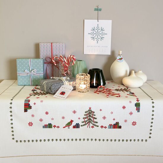 Borduurboekje 151 Coming home for Christmas - Rico Design borduurpatronen Kerst, 5 image