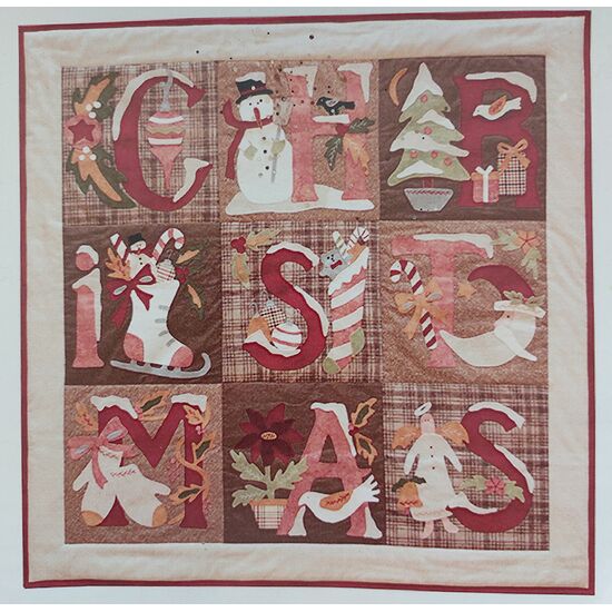 Quilt deken Merrie Christmas naaien - Quilt pakket Kerst