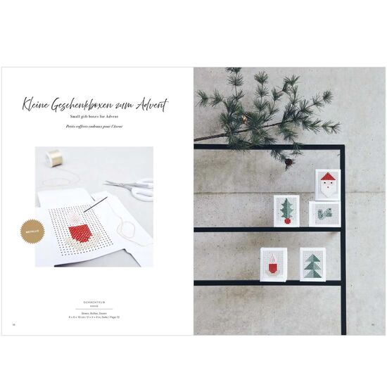 Borduurboekje 176 Merry Christmas - Rico Design borduurpatronen Kerst, 4 image