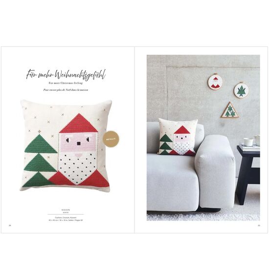 Borduurboekje 176 Merry Christmas - Rico Design borduurpatronen Kerst, 5 image