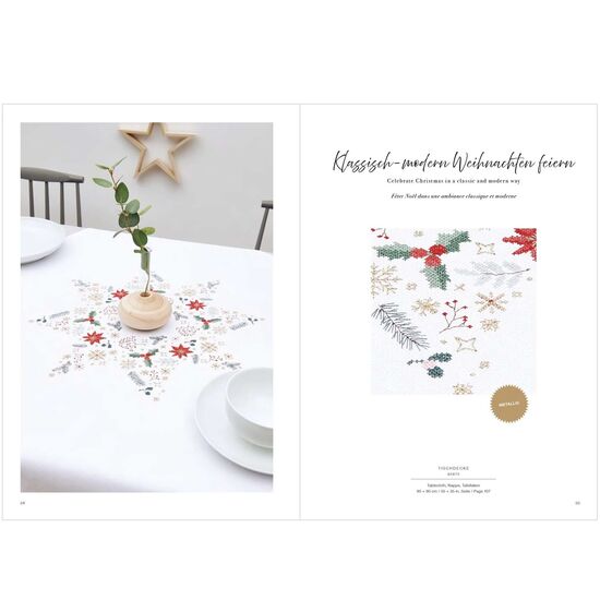 Borduurboekje 176 Merry Christmas - Rico Design borduurpatronen Kerst, 6 image