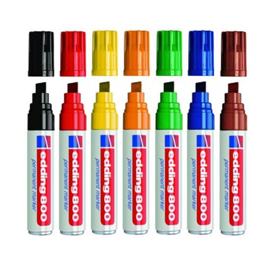 beitelvormig permanent marker van Edding