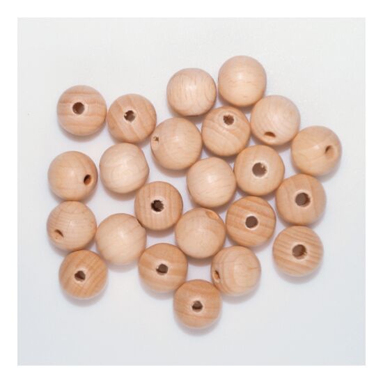 Houten kralen 12 mm - 22 stuks | hobbygigant.nl