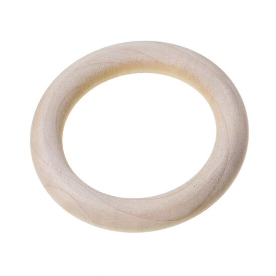 Houten ring 70 mm | Blanco houten bijtring | hobbygigant.nl