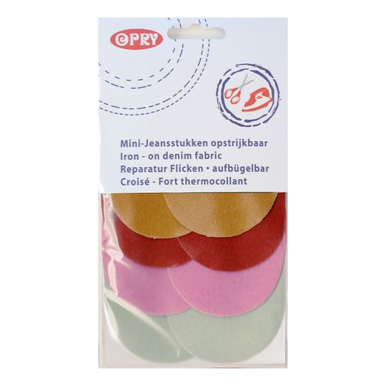 Mini Kniestukken opstrijkbaar 8 stuks - Opry | reparatiedoek | hobbygigant.nl