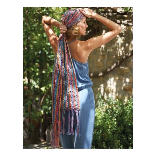 zomer sjaal haken met Jaipur Katia - Gratis patroon | hobbygigant.nl