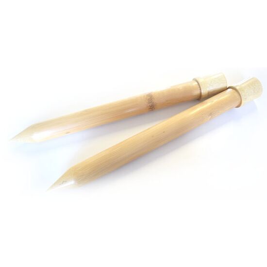 Bamboe breinaalden 30 mm met knop - Plassard | HobbyGigant Bamboe breinaalden 30 mm met knop - Plassard | HobbyGigant