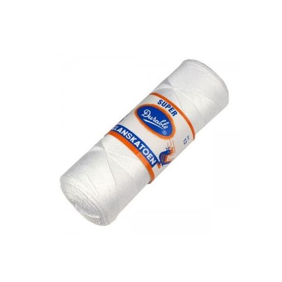 Durable glanskatoen wit 12 | hobbygigant.nl