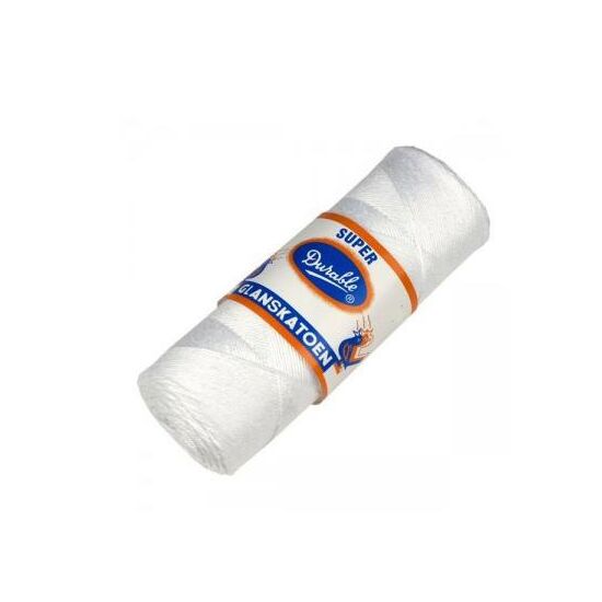 Durable glanskatoen wit 10