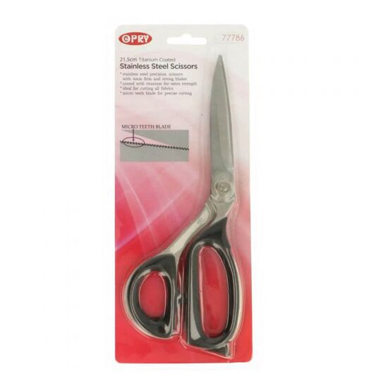 Roestvrij stalen schaar met Titanium coating 21,5 cm - Opry