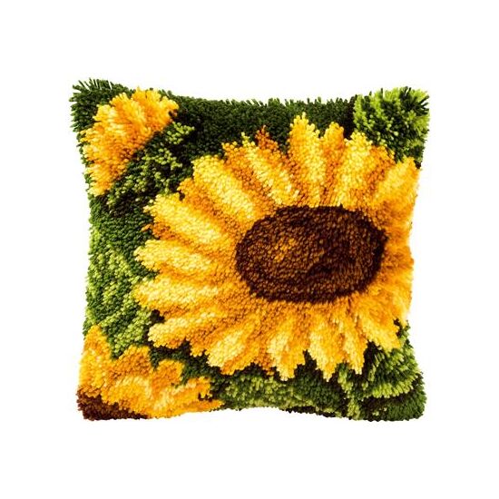 Zonnebloem knoopkussen - Vervaco knooppakket | HobbyGigant