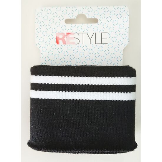 Boordstof Restyle kleur 000 zwart