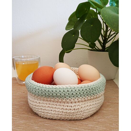 Patroon mandje haken met Durable Cosy Fine