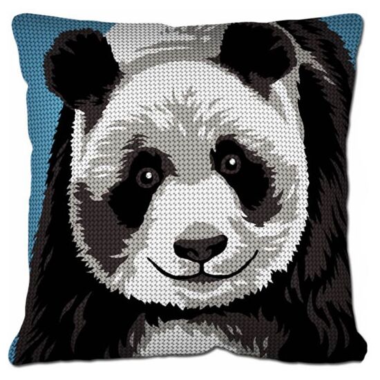 Panda borduurkussen - Margot de Paris borduurpakket | HobbyGigant