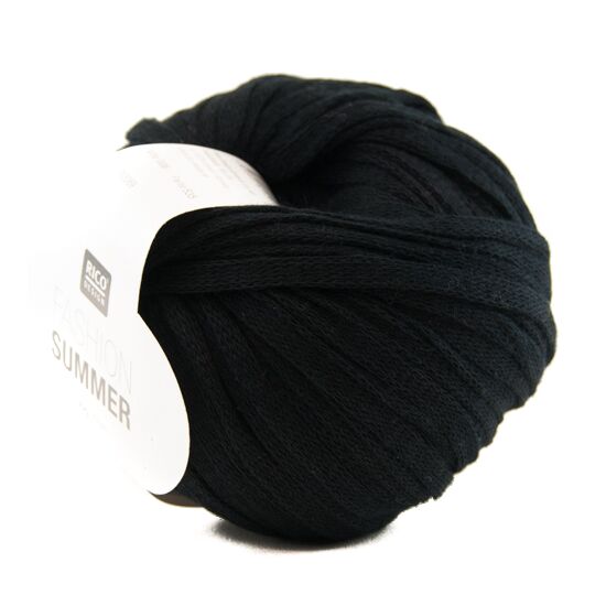 10 bollen Fashion Summer zwart 006 - ACTIE PAKKET Rico Design