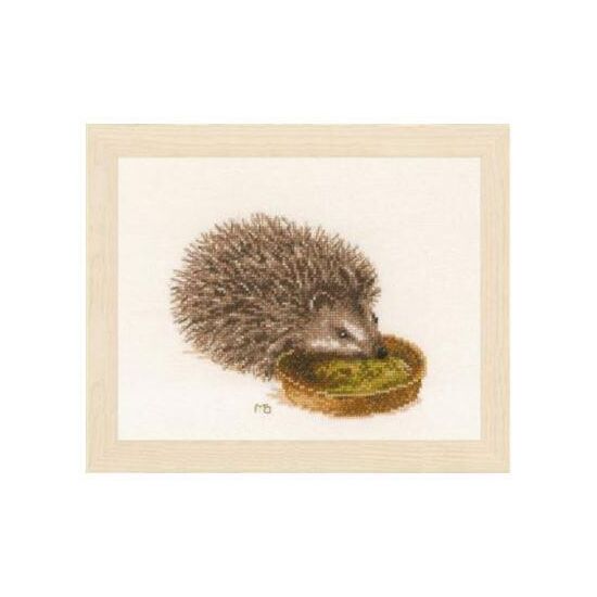 Egeltje Marjolein Bastin - LanArte kruissteek borduurpakket PN-0175611 | hobbygigant.nl