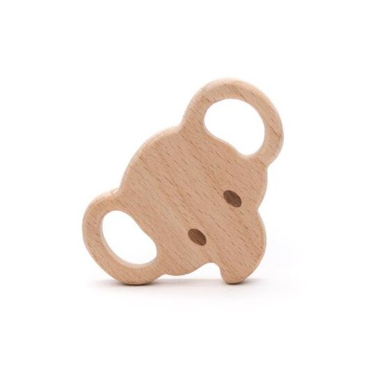 Bijtring Hout Olifant - Durable