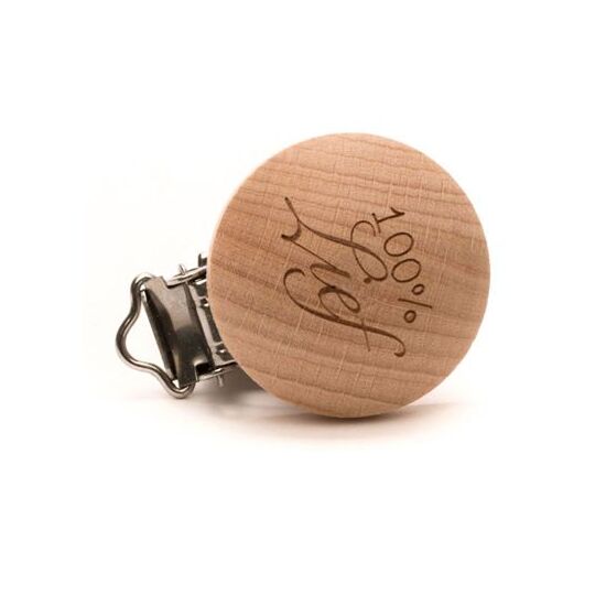 Speenclip Hout - 100% lief - Durable - 2 stuks | HobbyGigant