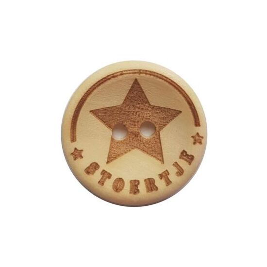 Durable - Houten knopen - 20 mm - Stoertje - 4 stuks