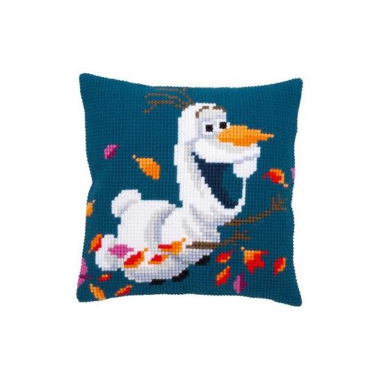 Frozen 2 Olaf - Vervaco borduurpakket borduurkussen