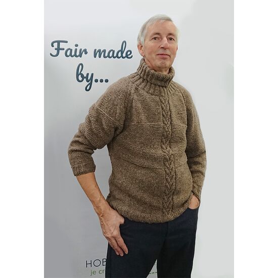 Herentrui Fado breien - Fairmade breipatroon