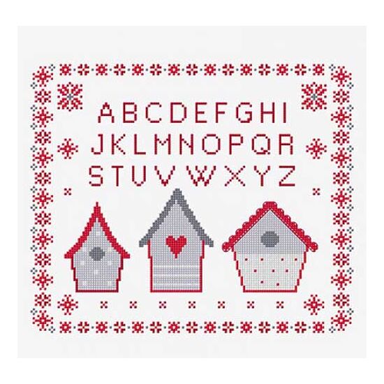 Gratis borduurpatroon Letters - DMC