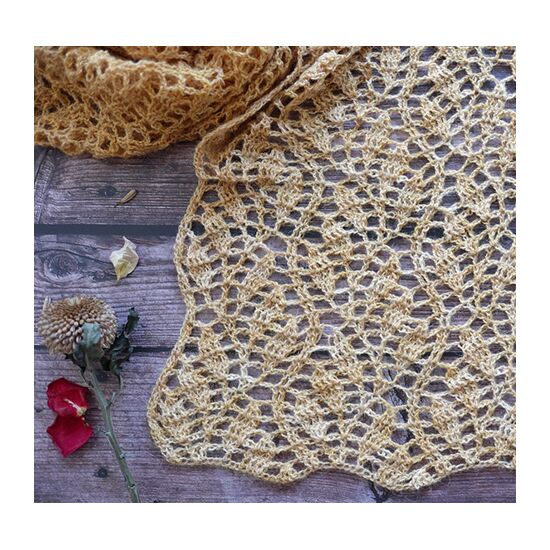 Lentebloesem sjaal haken - haakpakket à la Sascha