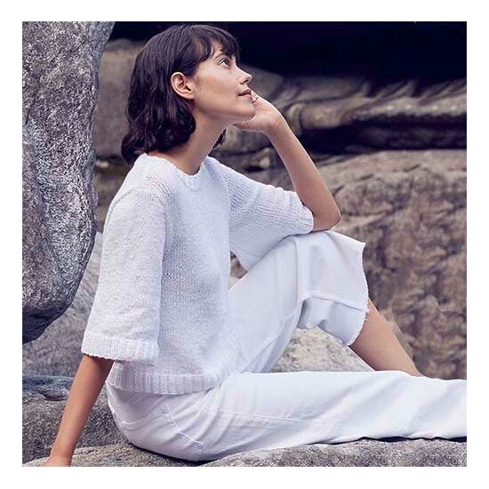 Zomertrui dames breien - Lang Yarns breipakket