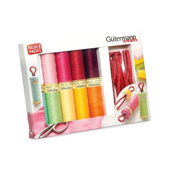 Gütermann naaigaren set met klos clips | hobbygigant.nl