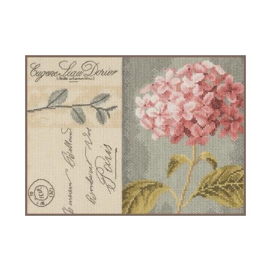 Hortensia borduurpakket - LanArte telpatroon-HobbyGigant