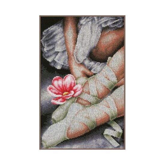 Mijn kleine ballerina's borduurpakket - LanArte telpatroon-HobbyGigant