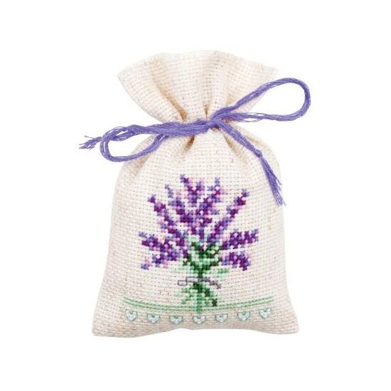 Kruidenzakjes Provence borduurpakket - set van 3 - Vervaco telpatroon-HobbyGigant