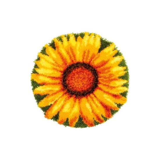 Zonnebloem knoopvormtapijt - Vervaco Knooppakket | HobbyGigant Zonnebloem knoopvormtapijt - Vervaco Knooppakket | HobbyGigant