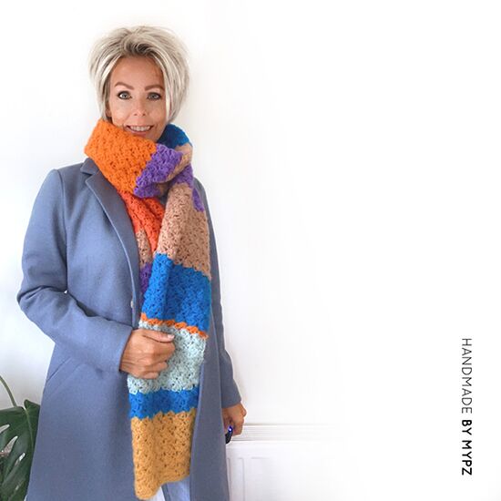 Haakpatroon MYPZ golfjessjaal haken