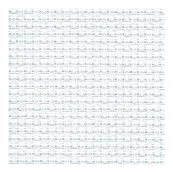 Aïda borduurstof wit 3,0 kruisjes/cm = 8 count - 150 cm breed | HobbyGigant
