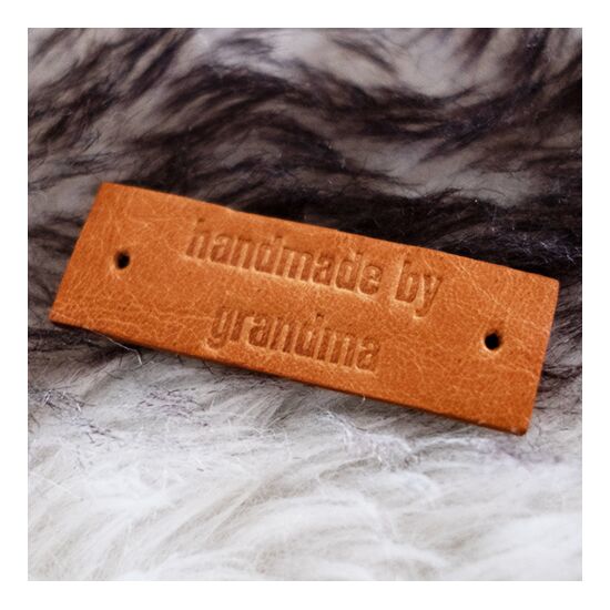 Leren label 'Handmade by grandma' Muud | hobbygigant.nl Leren label 'Handmade by grandma' Muud | hobbygigant.nl