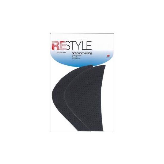 Schoudervulling mantel-colbert zwart - Restyle 2 stuks | hobbygigant.nl