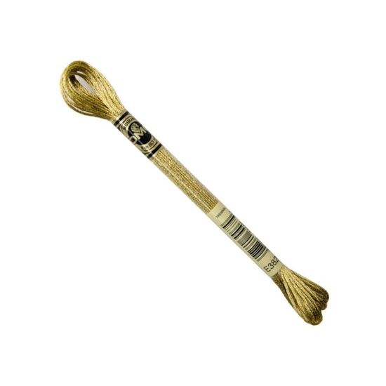 DMC Mouline borduurgaren - Metalic E3821 | DMC Mouliné splijtgaren | hobbygigant.nl