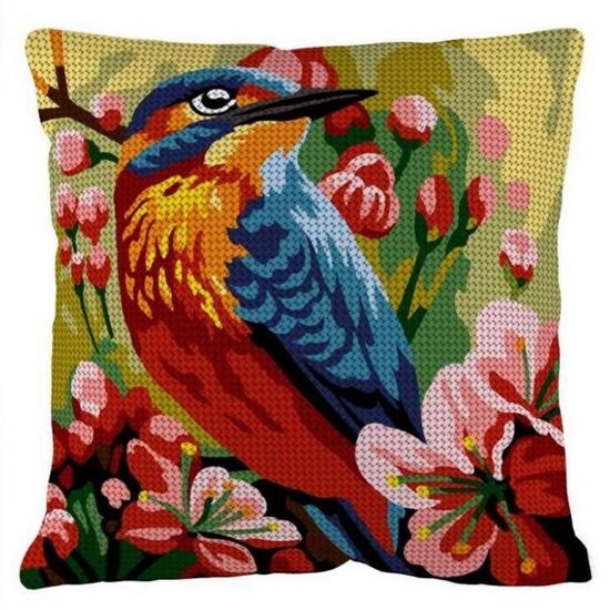 Bijeneter vogel borduurkussen - Margot de Paris borduurpakket | HobbyGigant