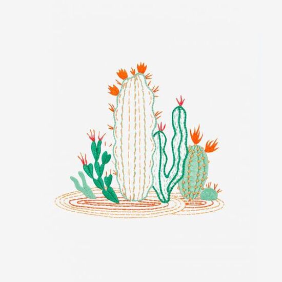 Tas Cactus borduren - DMC pakket inclusief  borduurpatroon | hobbygigant.nl