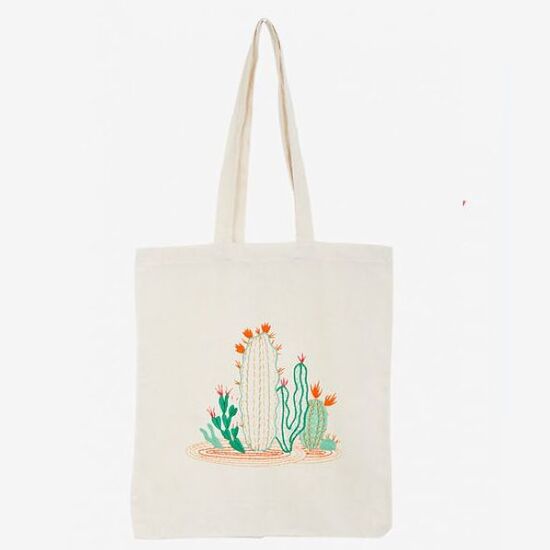 Tas Cactus borduren - DMC pakket inclusief  borduurpatroon | hobbygigant.nl