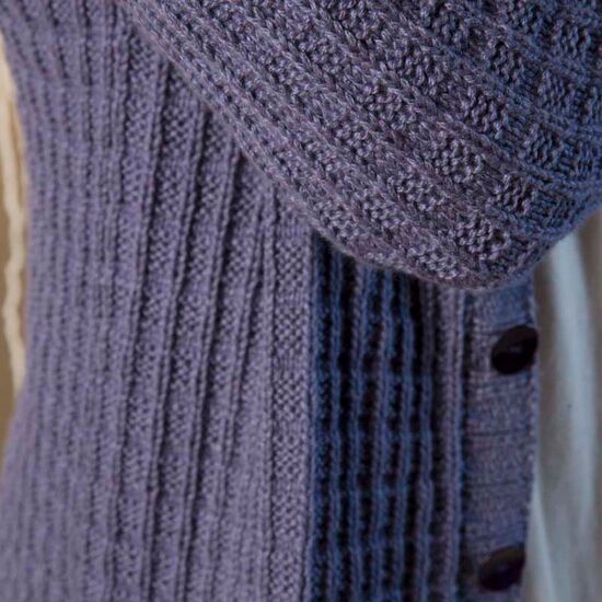 Herenvest breien - Lang Yarns Norma breipakket