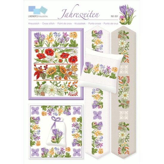 Tafelkleed borduren licht blauw - Met gratis borduurpatroon | hobbygigant.nl